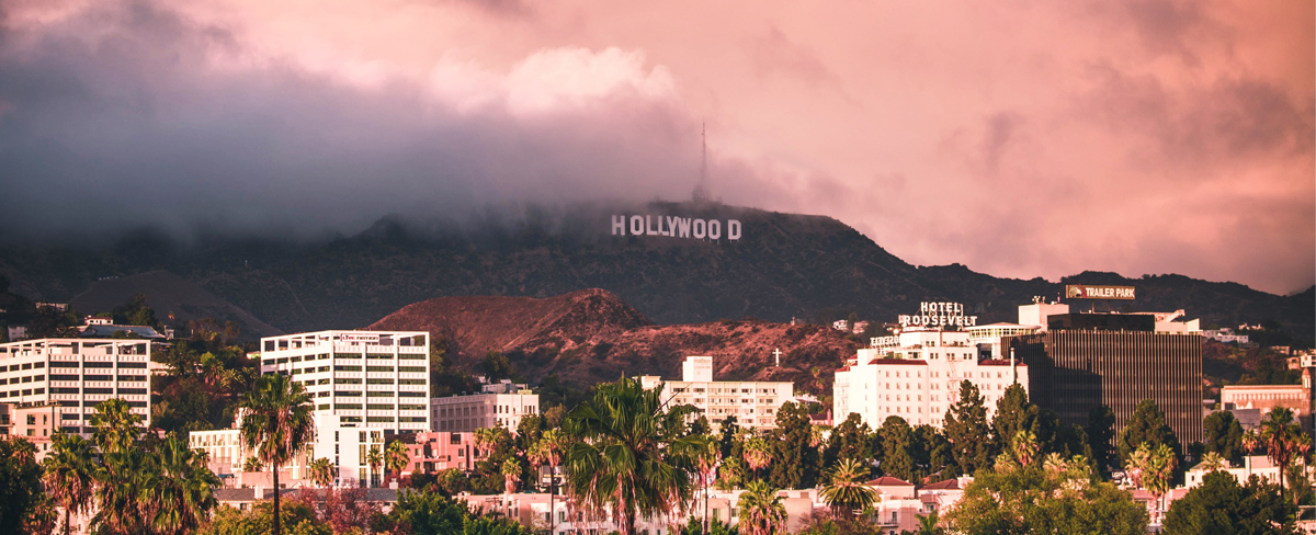Hollywood Sign Above LA